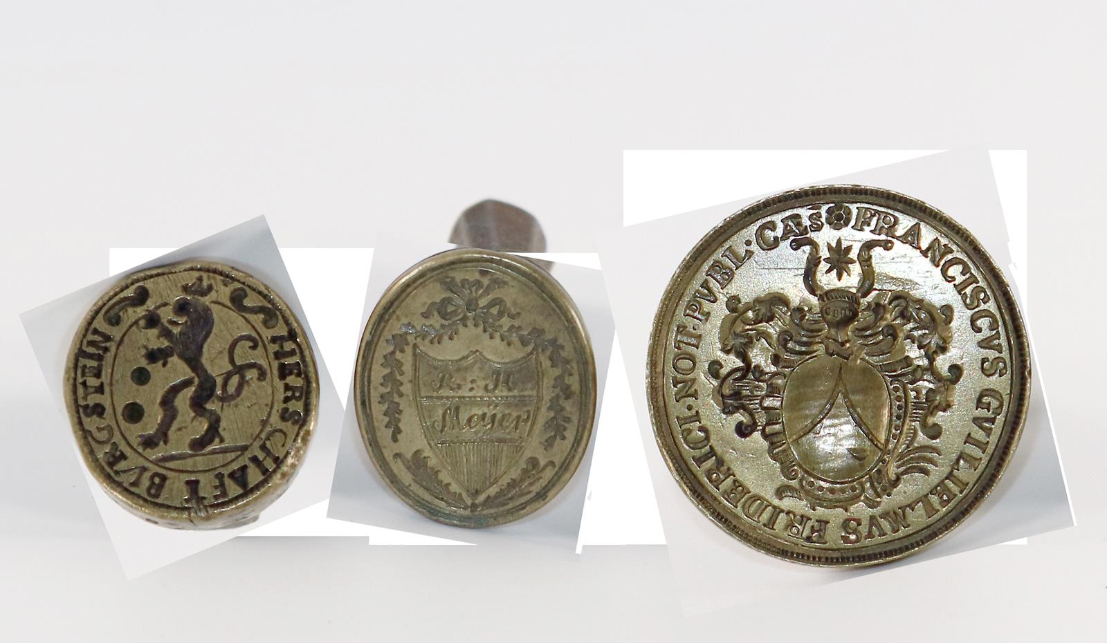 Drei Petschaften, | Bild Nr.3