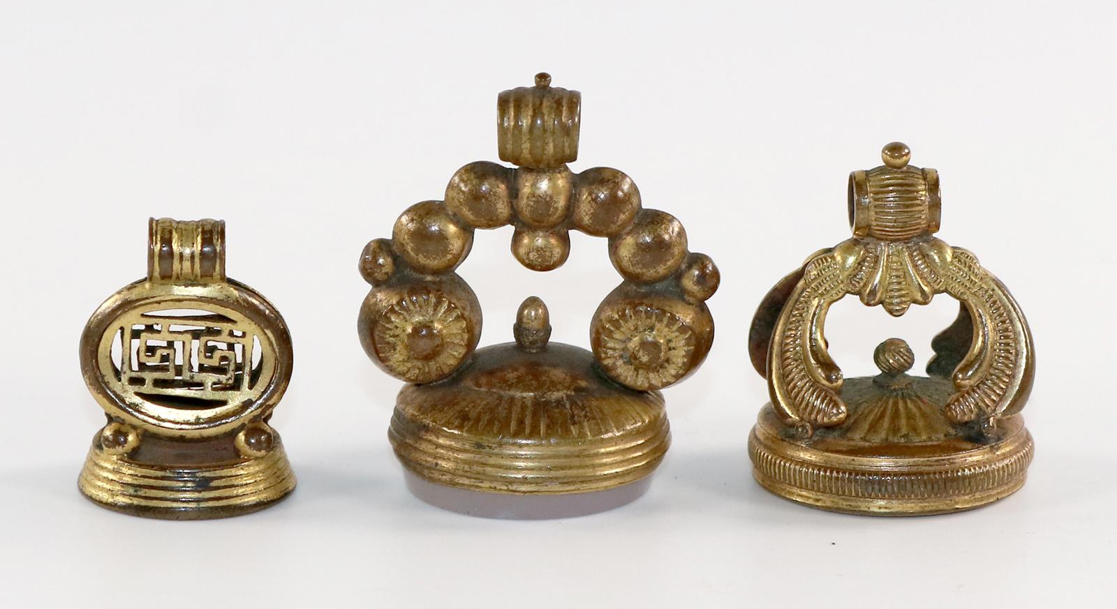 Drei Petschaften. | Bild Nr.1