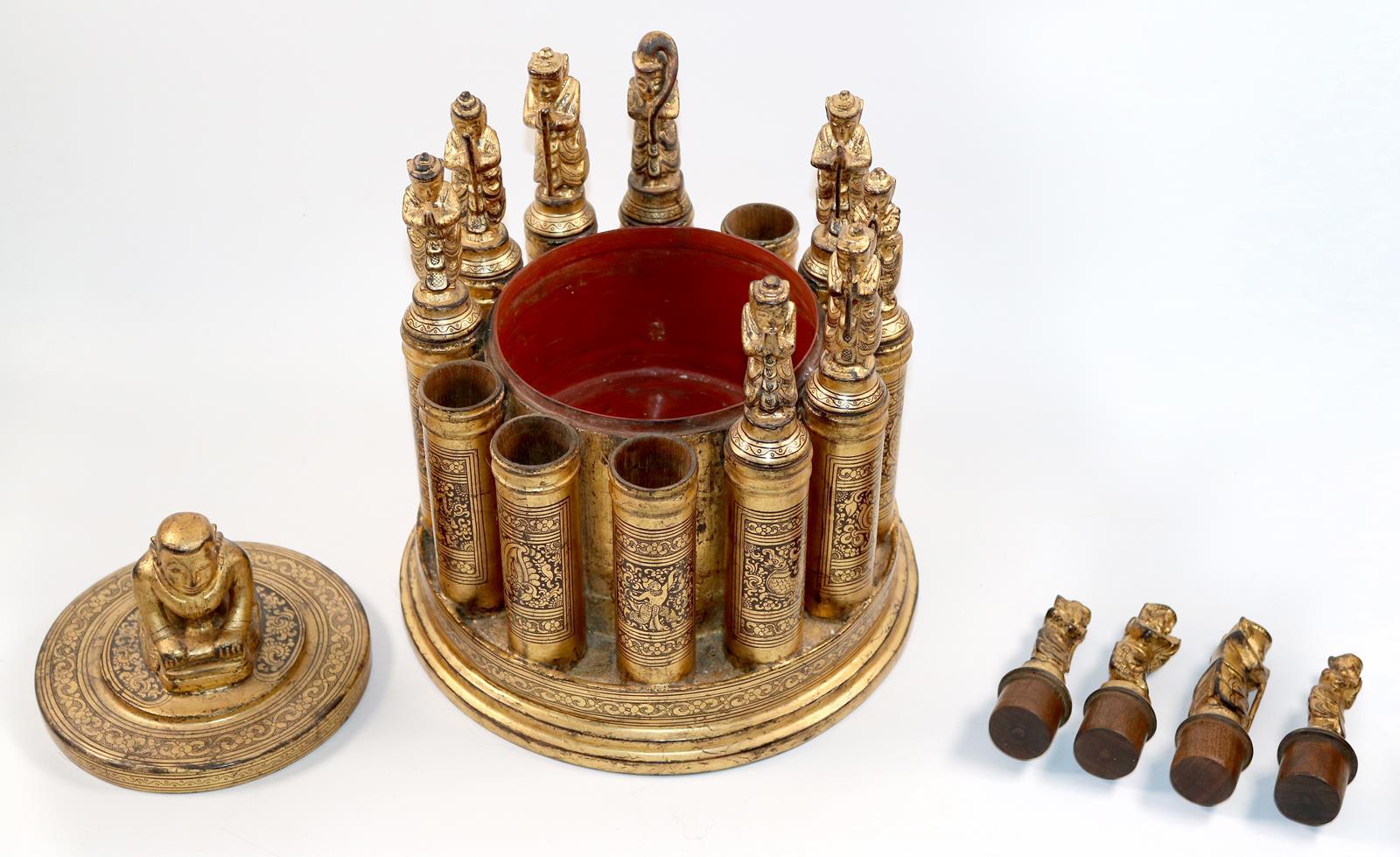 Antike burmesische Medizinbox. | Bild Nr.3