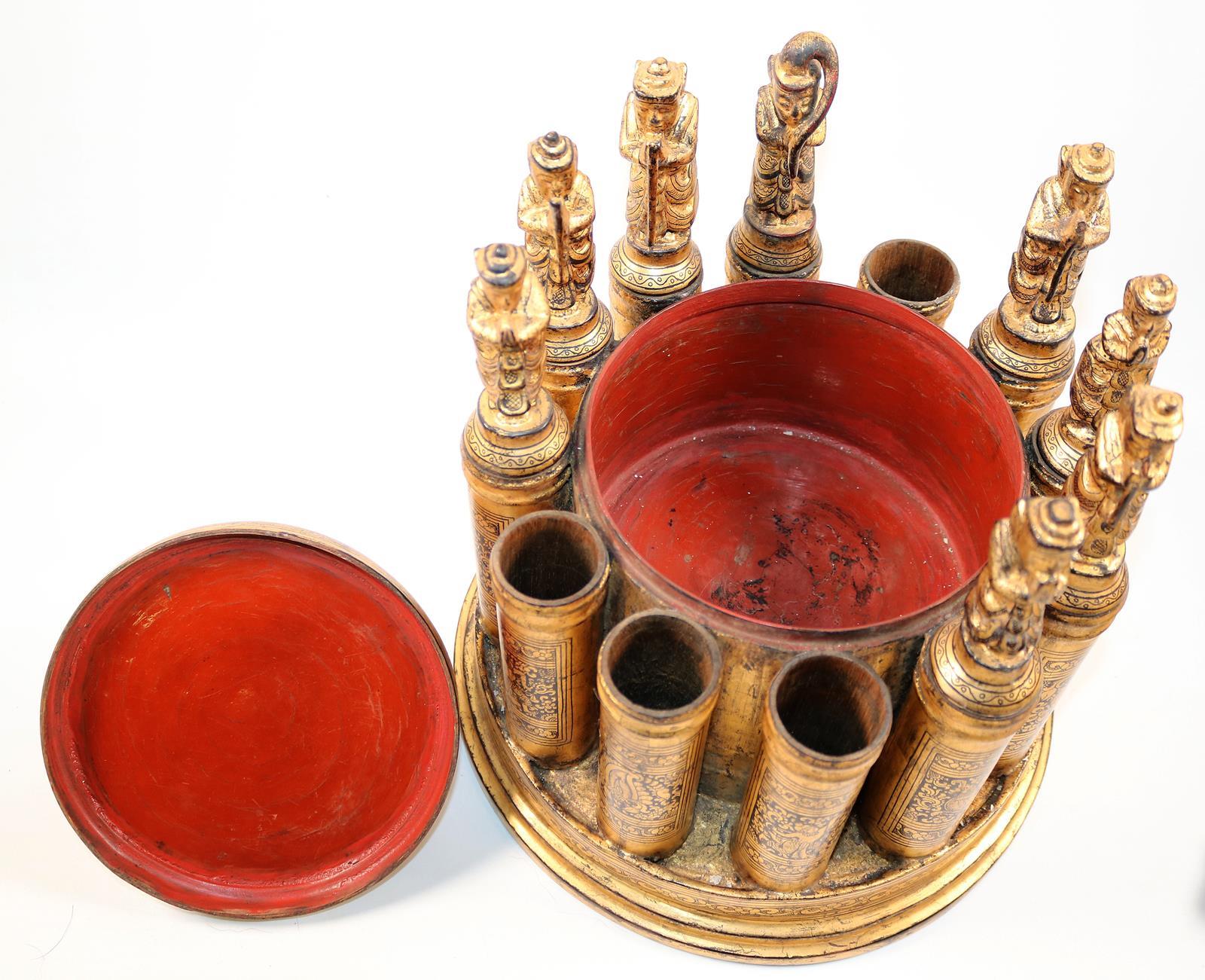 Antike burmesische Medizinbox. | Bild Nr.4