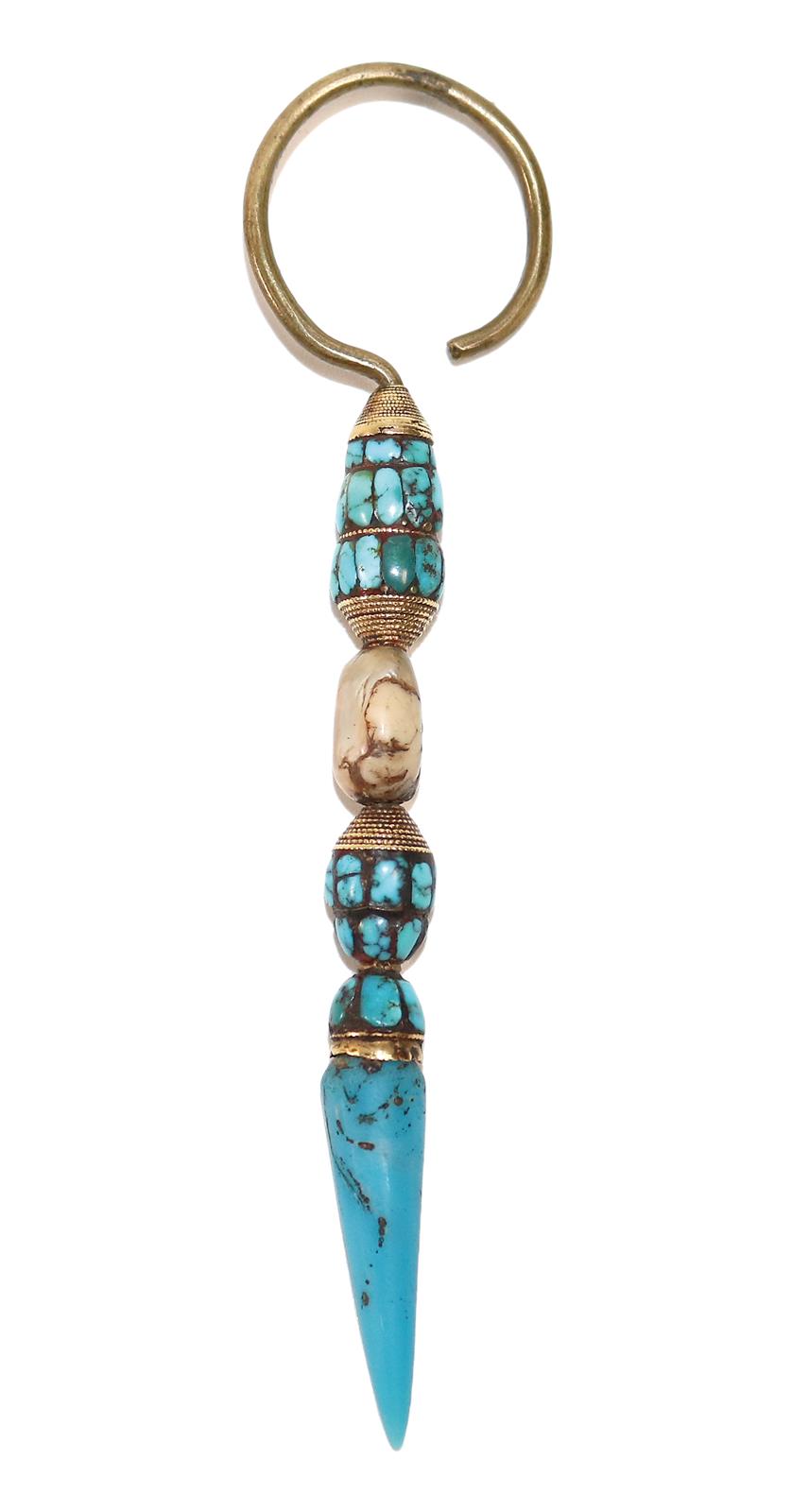 Beamtenohrring, Tibet. | Bild Nr.1