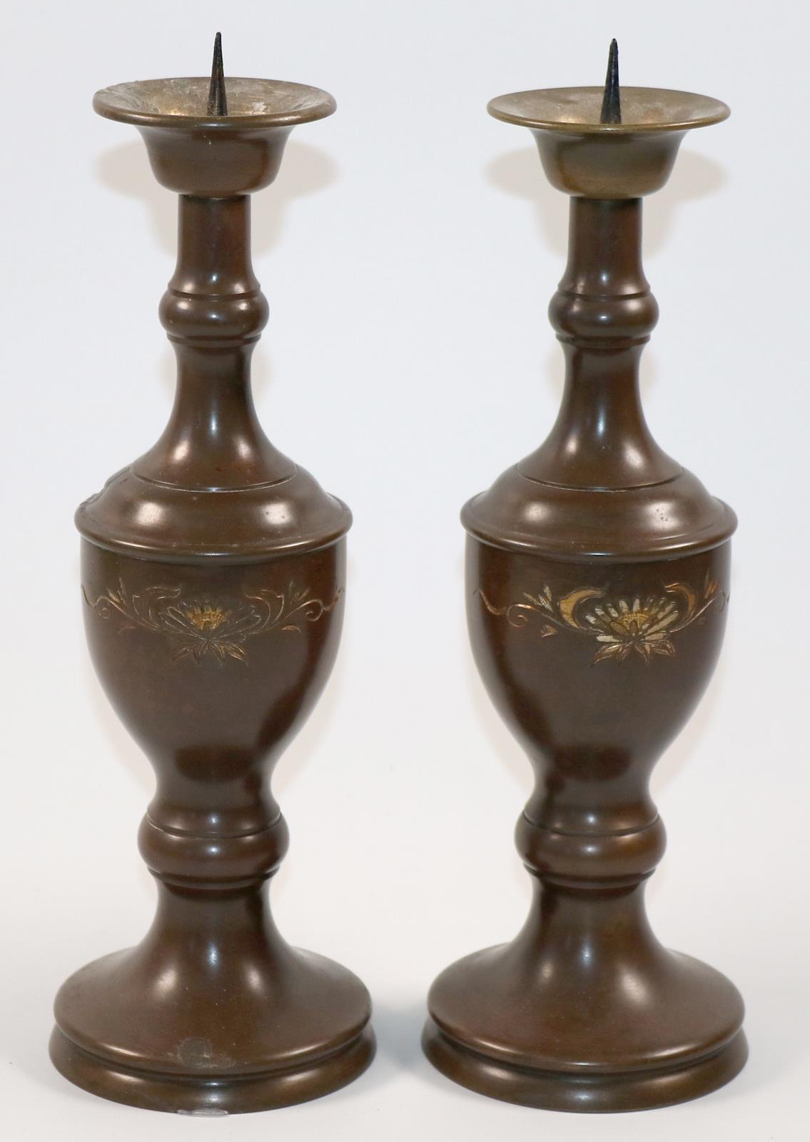 Paar Kerzenleuchter, | Bild Nr.1