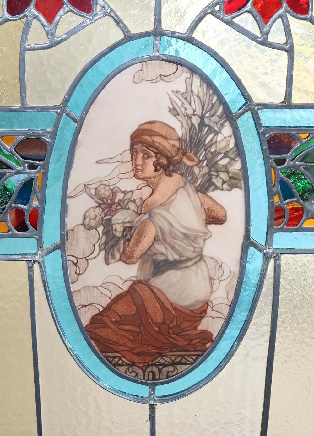 Bedeutender Jugendstil Paravent. | Bild Nr.2