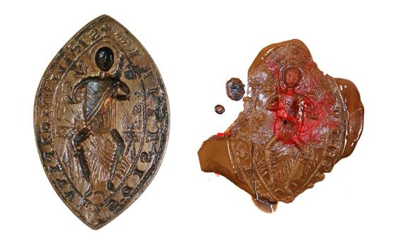 Spitzovales Kirchensiegel | Bild Nr.1