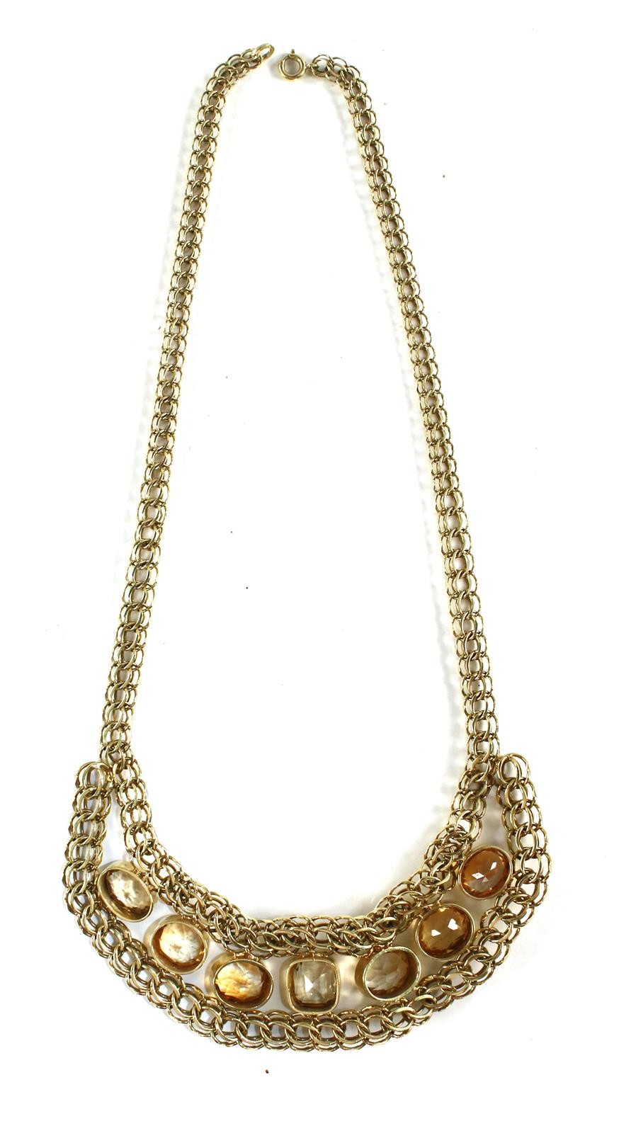 Prächtiges Citrincollier. | Bild Nr.2