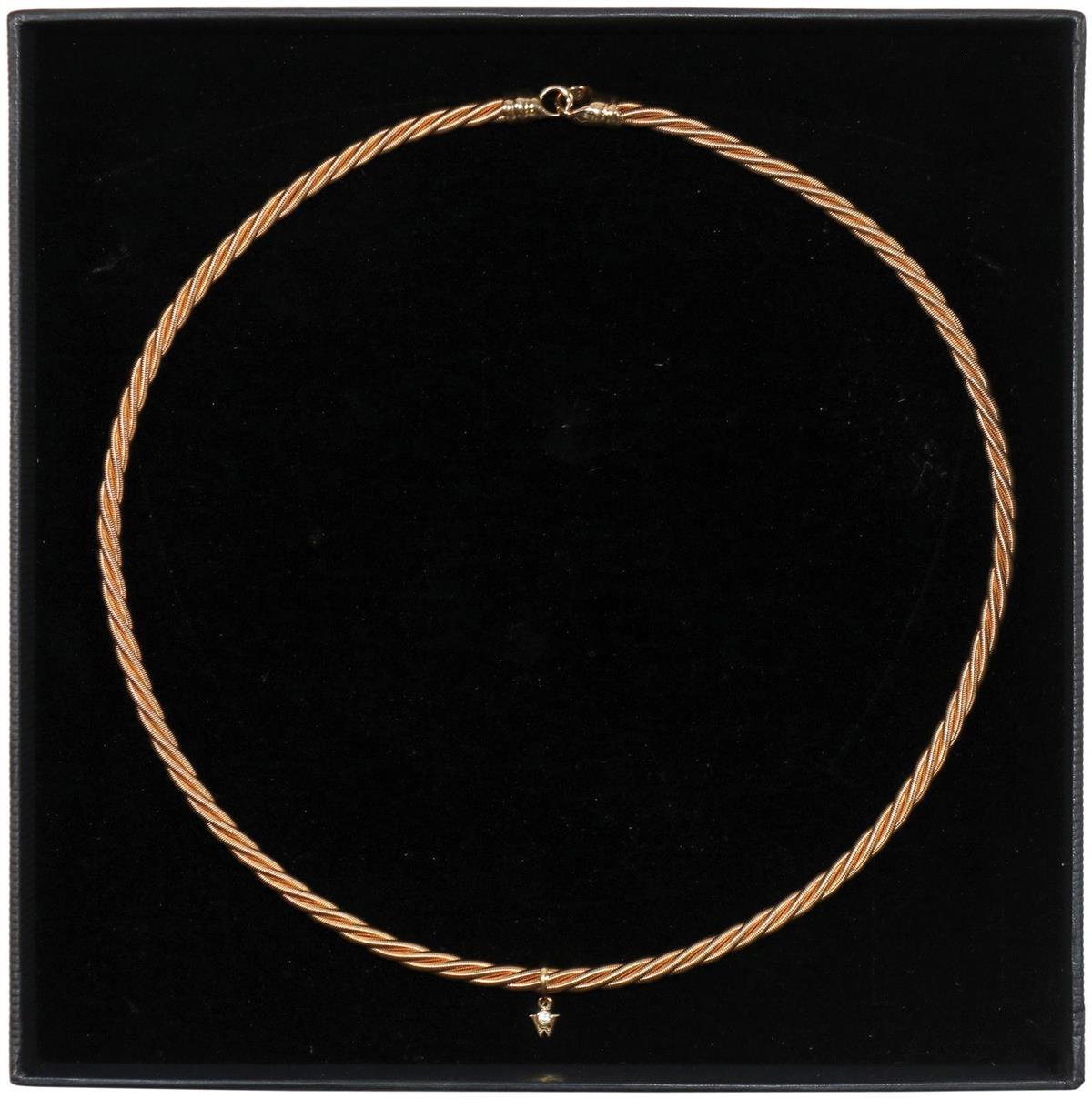 Kordel-Collier, Wellendorff. | Bild Nr.1