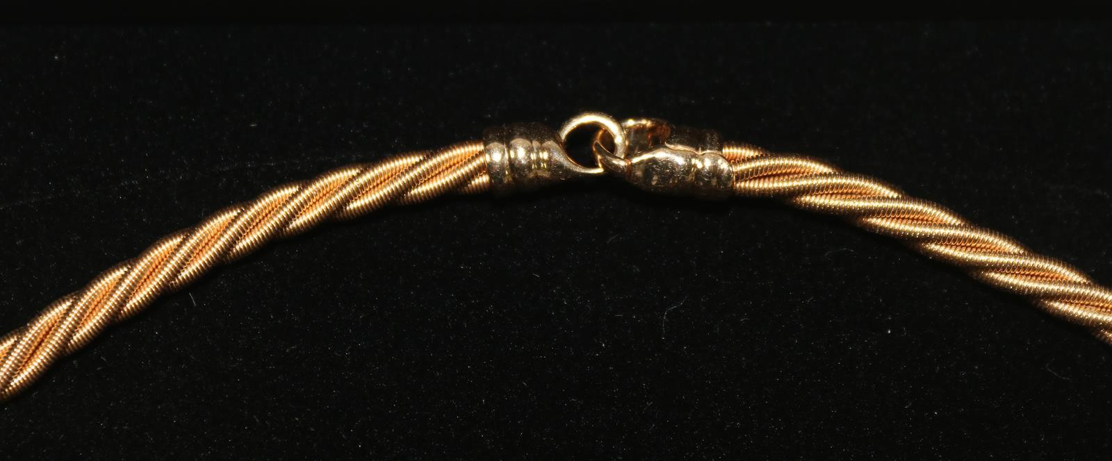 Kordel-Collier, Wellendorff. | Bild Nr.2