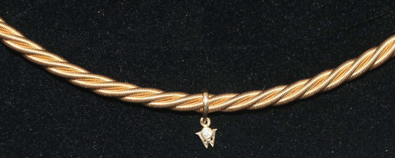 Kordel-Collier, Wellendorff. | Bild Nr.3