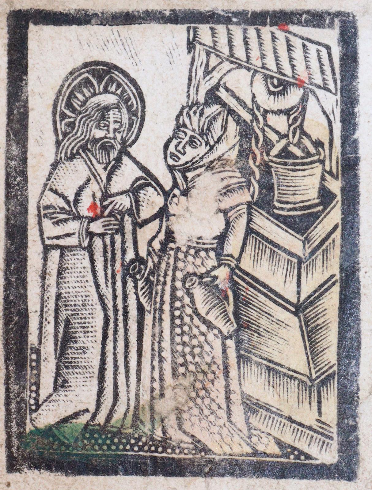 Jesus und die Samariterin am Brunnen. | Bild Nr.1