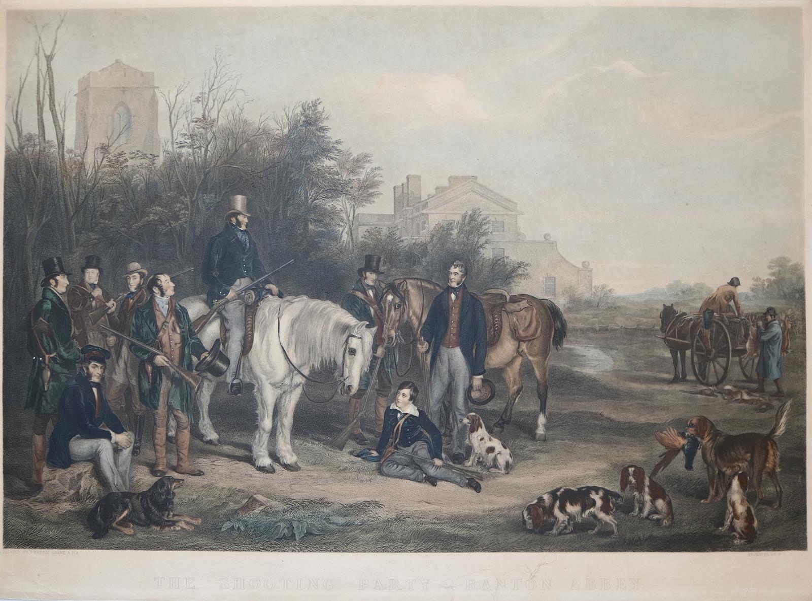 Jagdgesellschaft. | Bild Nr.1