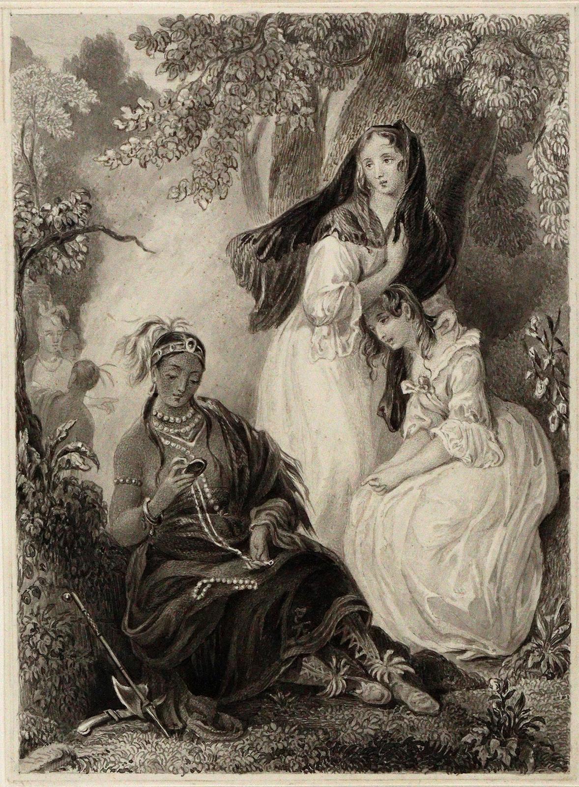 Indianerin in Landestracht. | Bild Nr.1