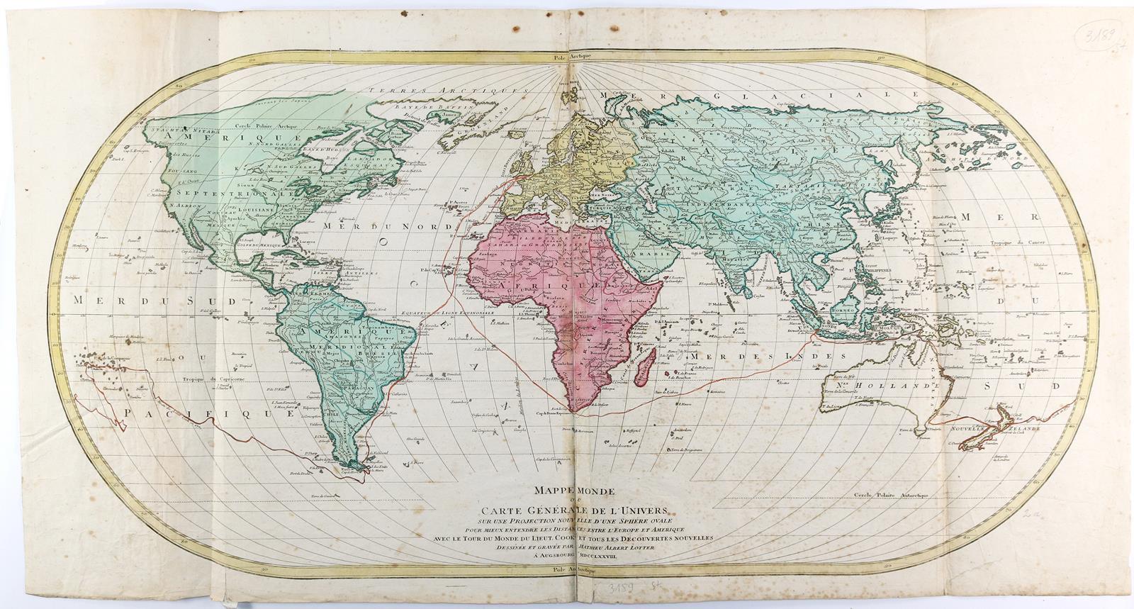 Weltkarte. | Bild Nr.1