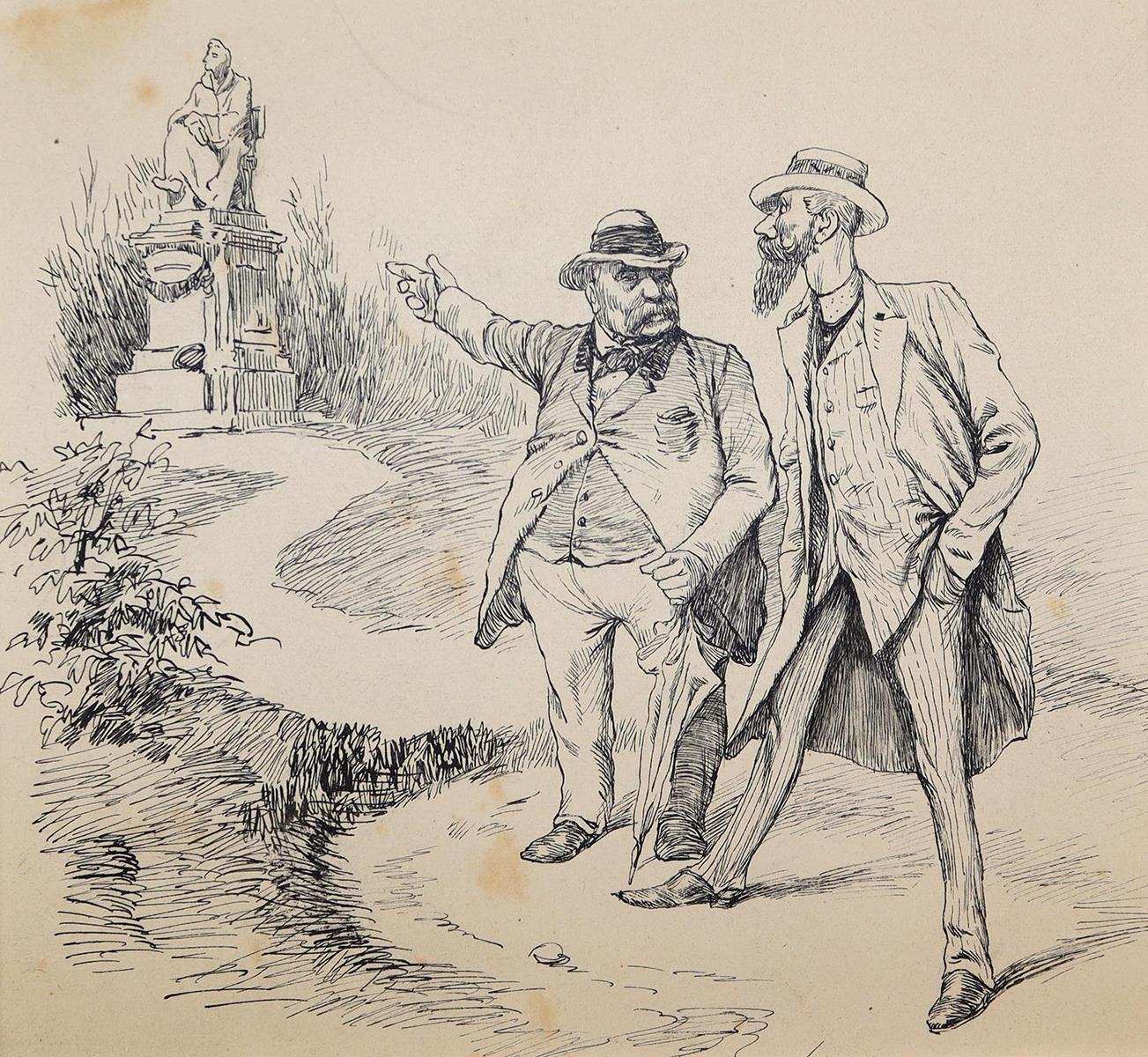 Federzeichnungen. | Bild Nr.4