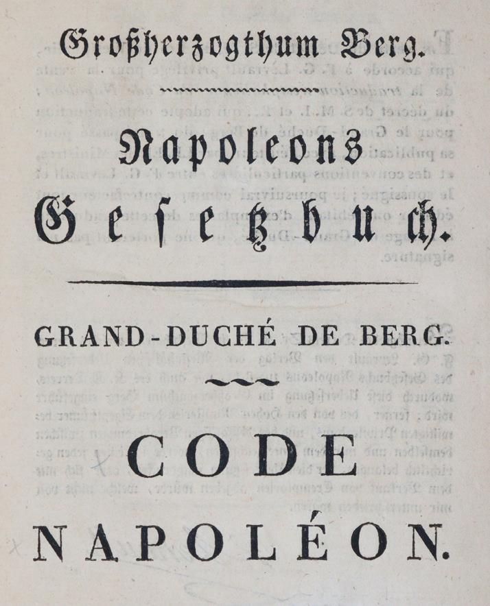 Napoleons Gesetzbuch. | Bild Nr.1