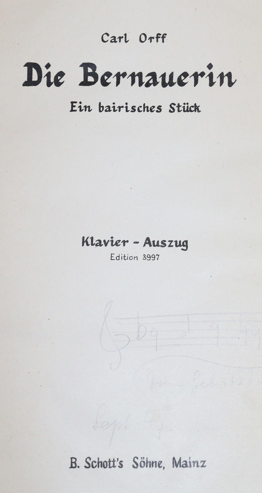 Orff,C. | Bild Nr.1