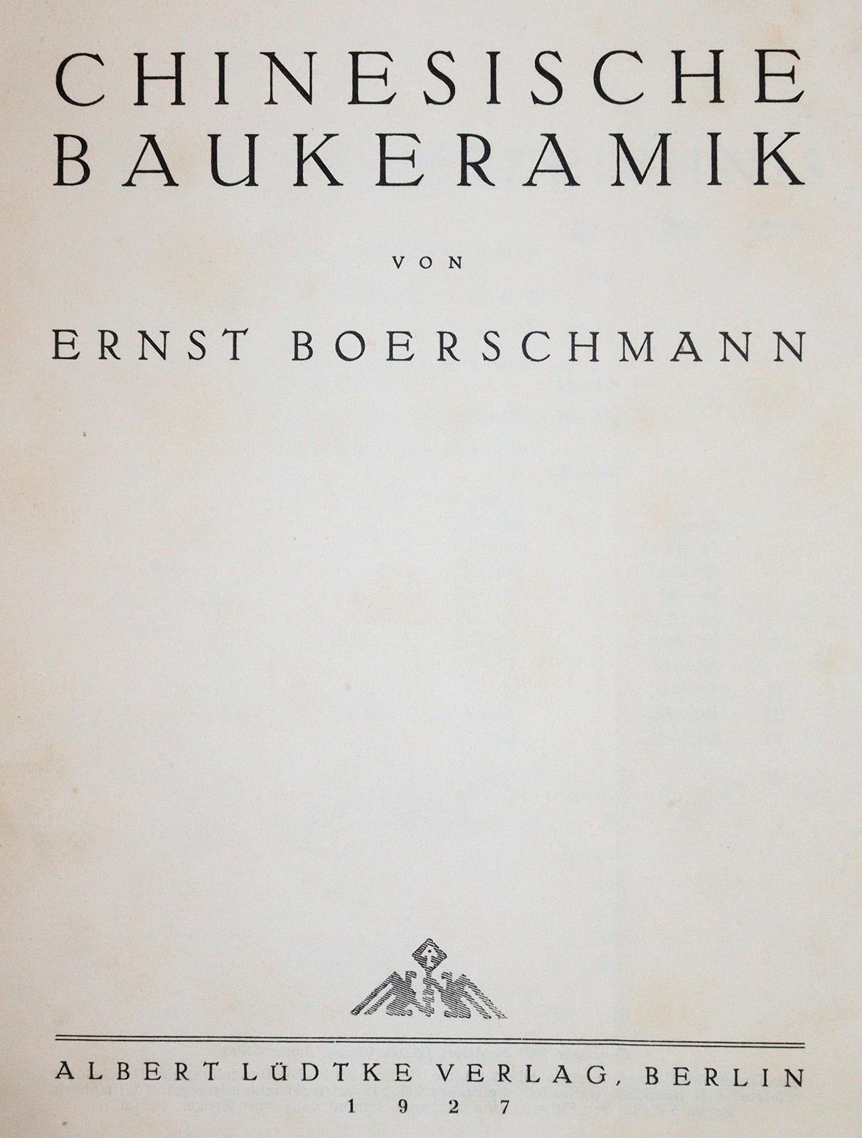Boerschmann,E. | Bild Nr.1