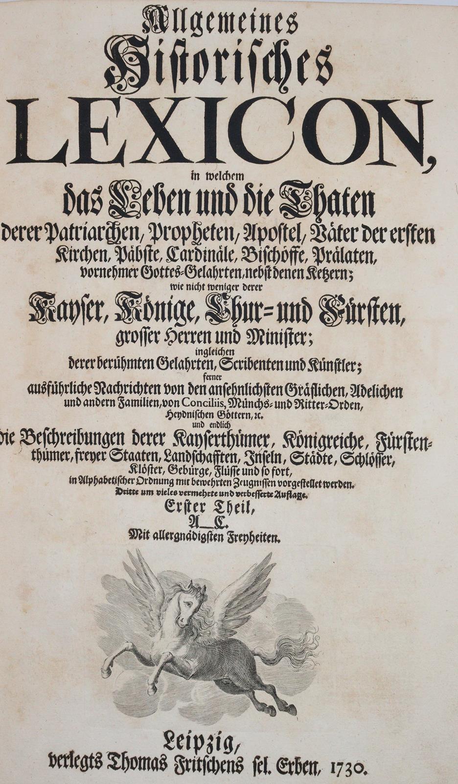 (Buddeus,J.F. u. J.C.Iselin). | Bild Nr.1