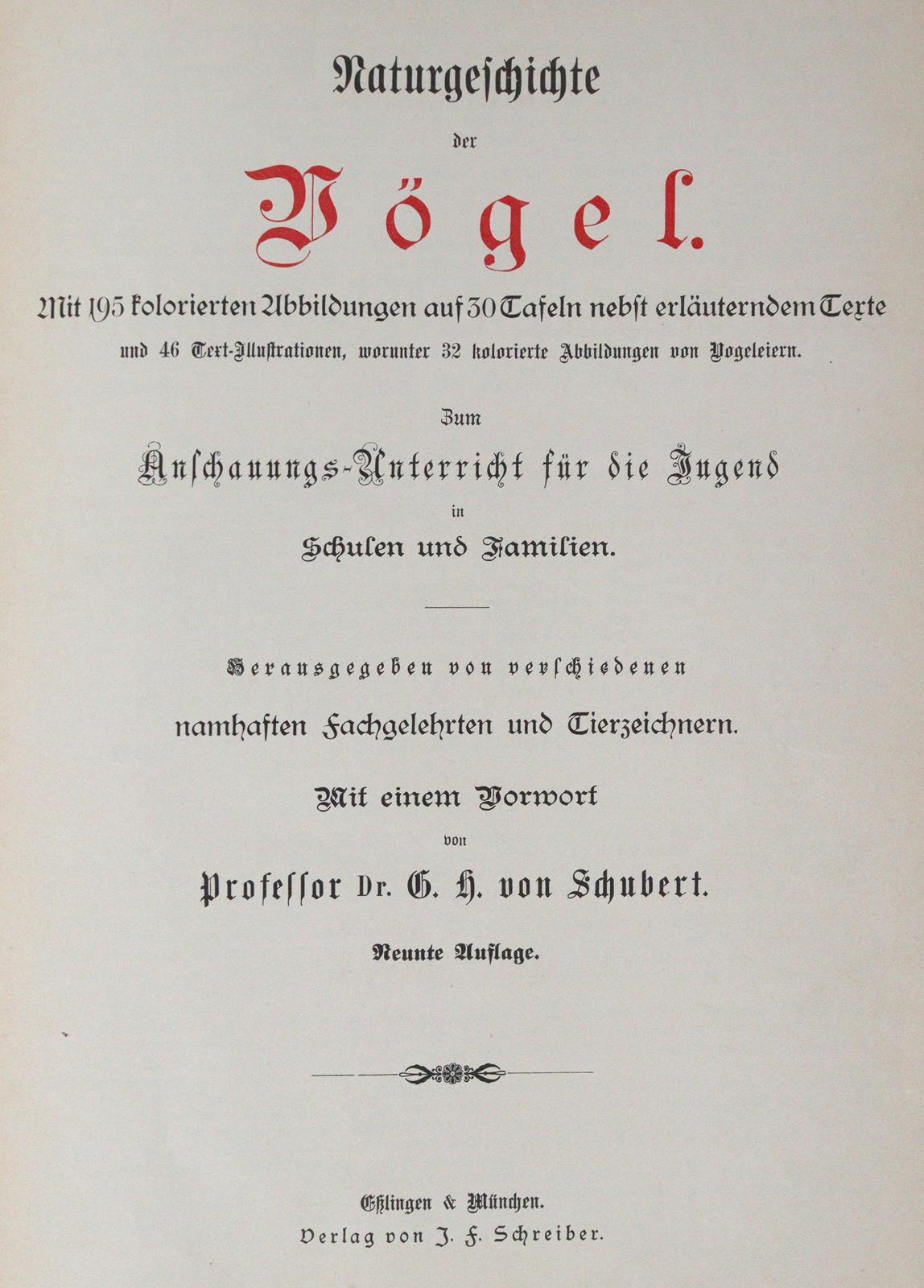 Schubert,G.H.v. | Bild Nr.1
