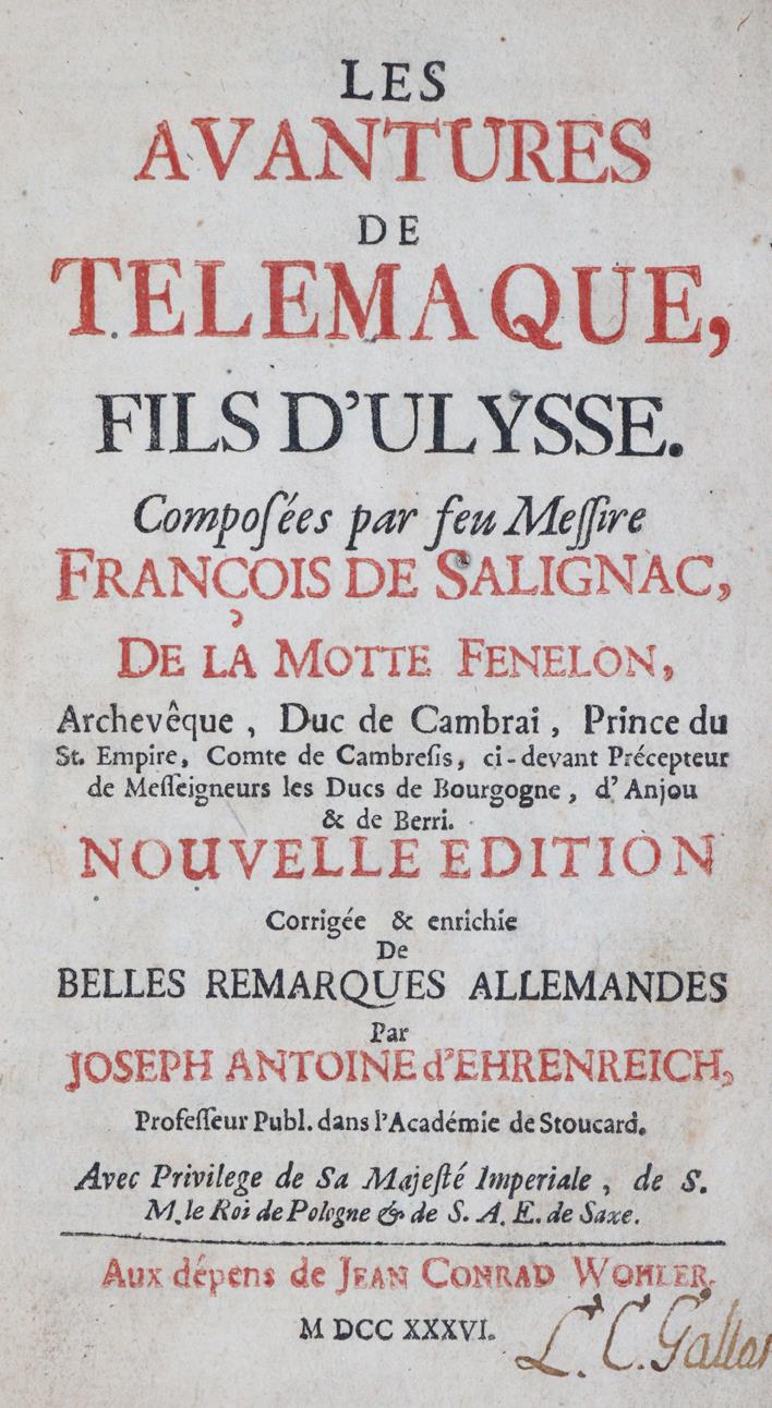 Fenelon,(F.L.S.)de. | Bild Nr.1