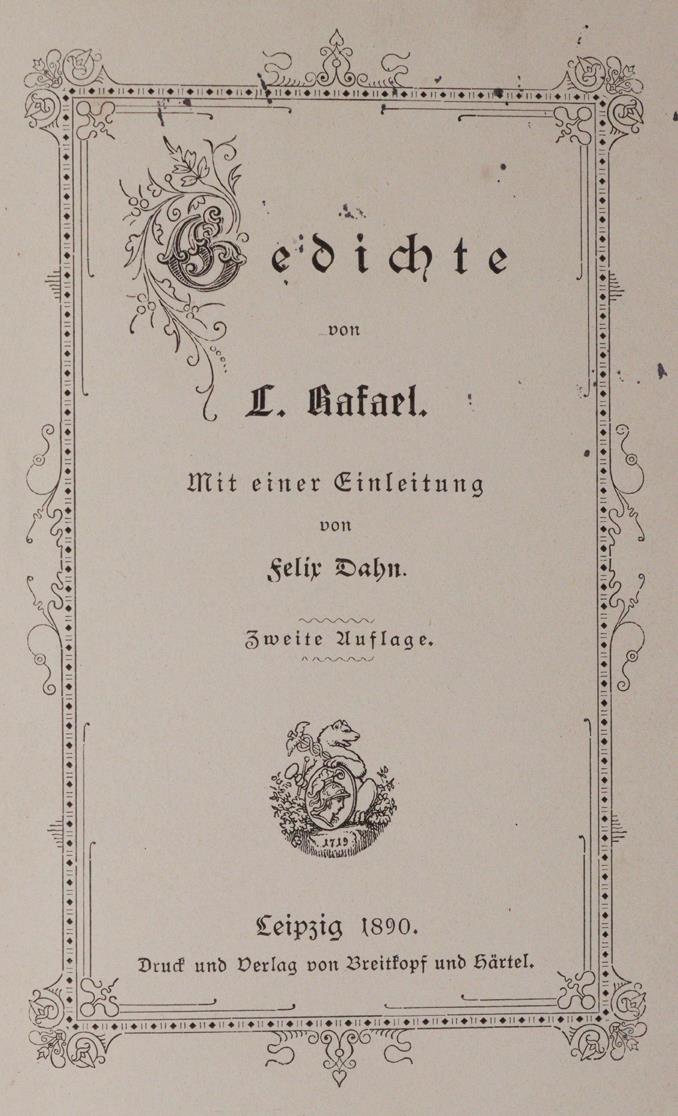 Rafael,L. (d.i. H.Kiesekamp). | Bild Nr.1