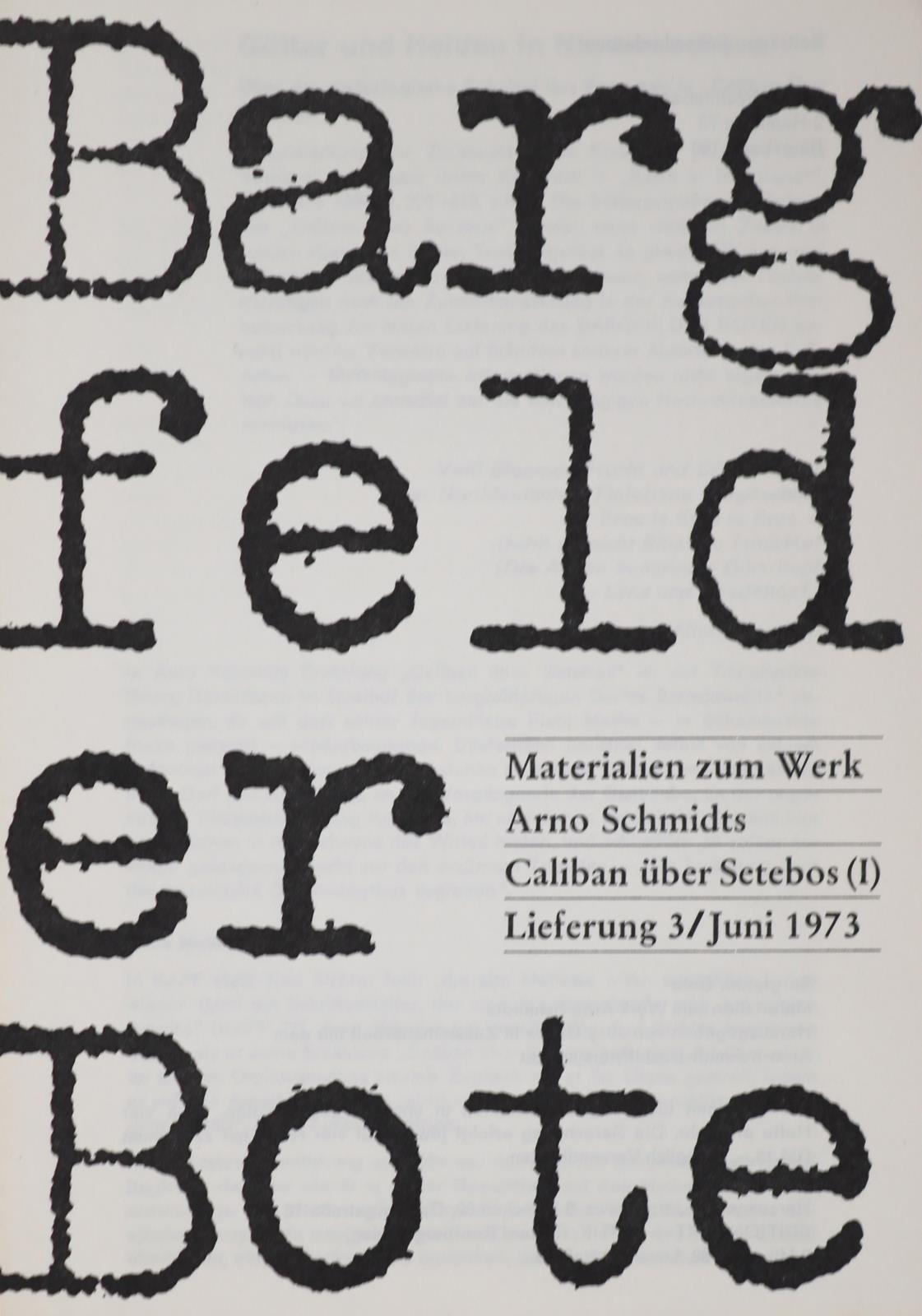 Bargfelder Bote. | Bild Nr.1
