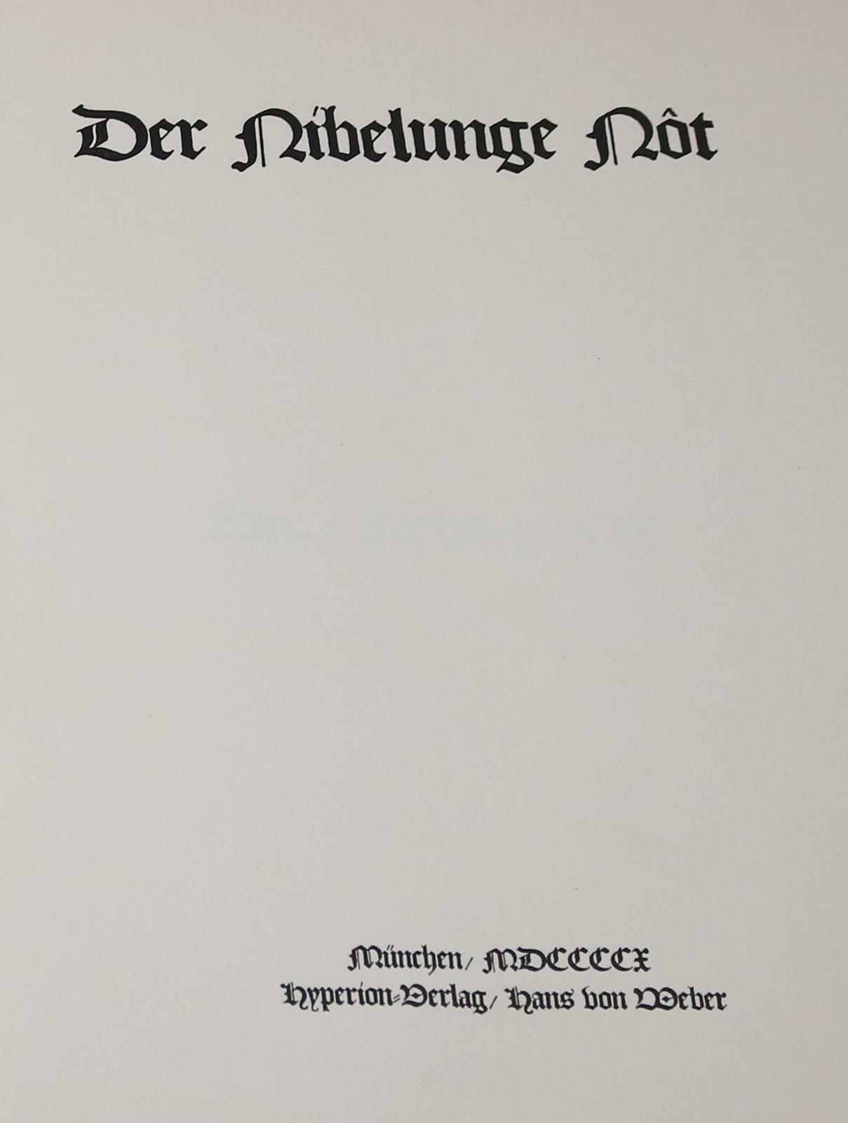 Nibelunge Not, Der. | Bild Nr.1