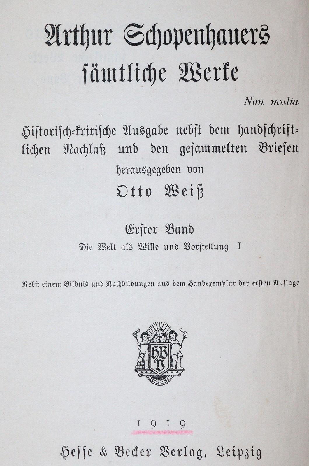 Schopenhauer,A. | Bild Nr.1