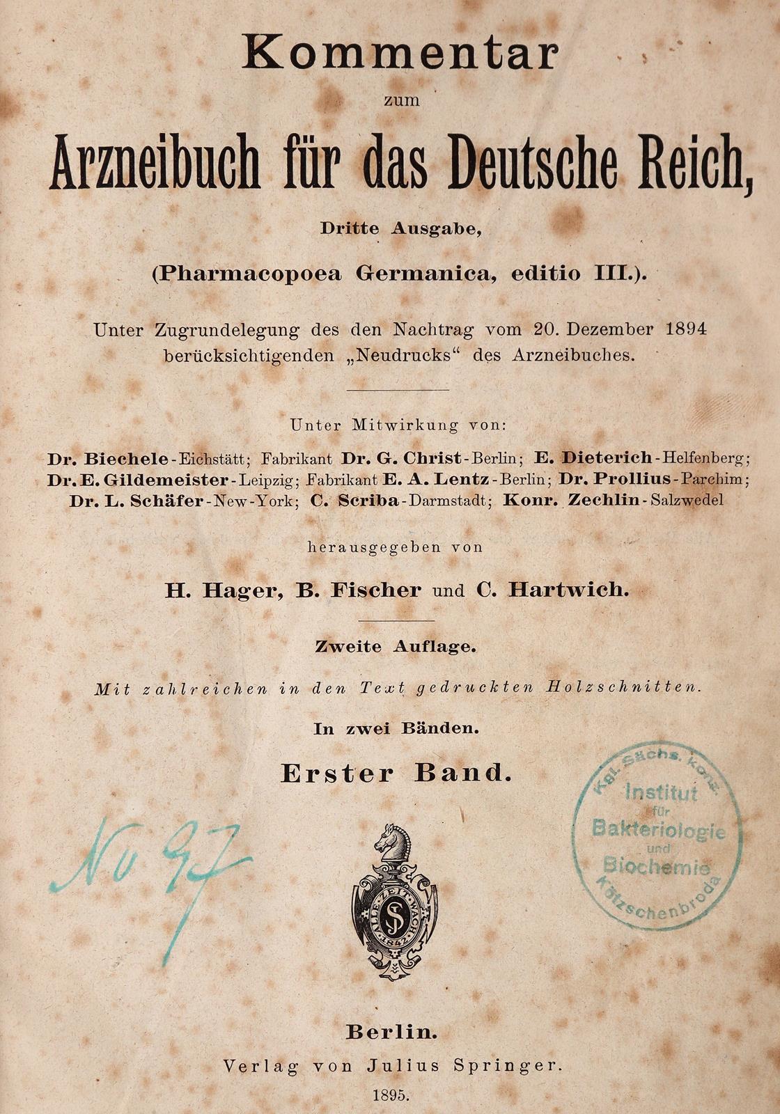 Hager,H. u.a. (Hrsg.). | Bild Nr.1