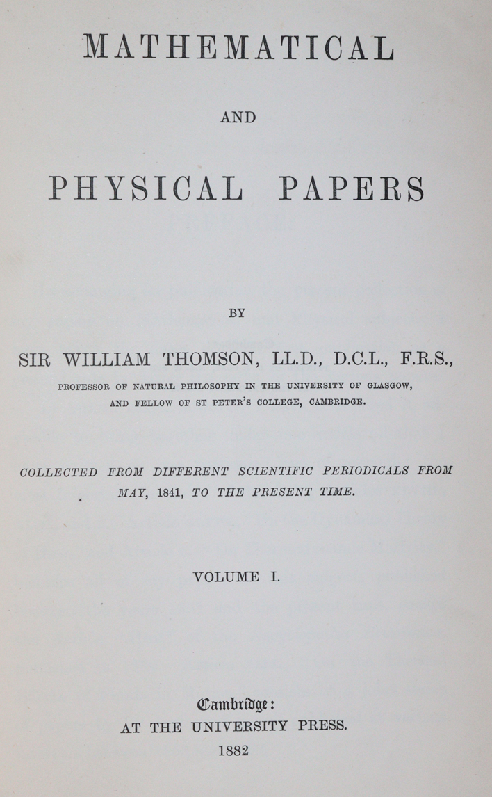 Thomson,W. | Bild Nr.1
