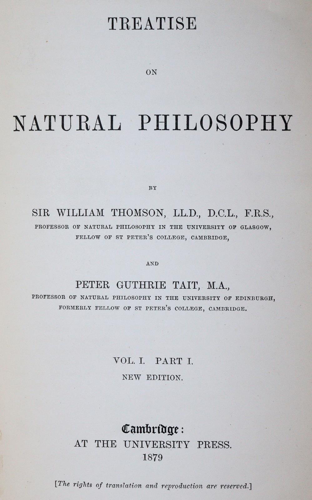 Thomson,W. u. P.G.Tait. | Bild Nr.1