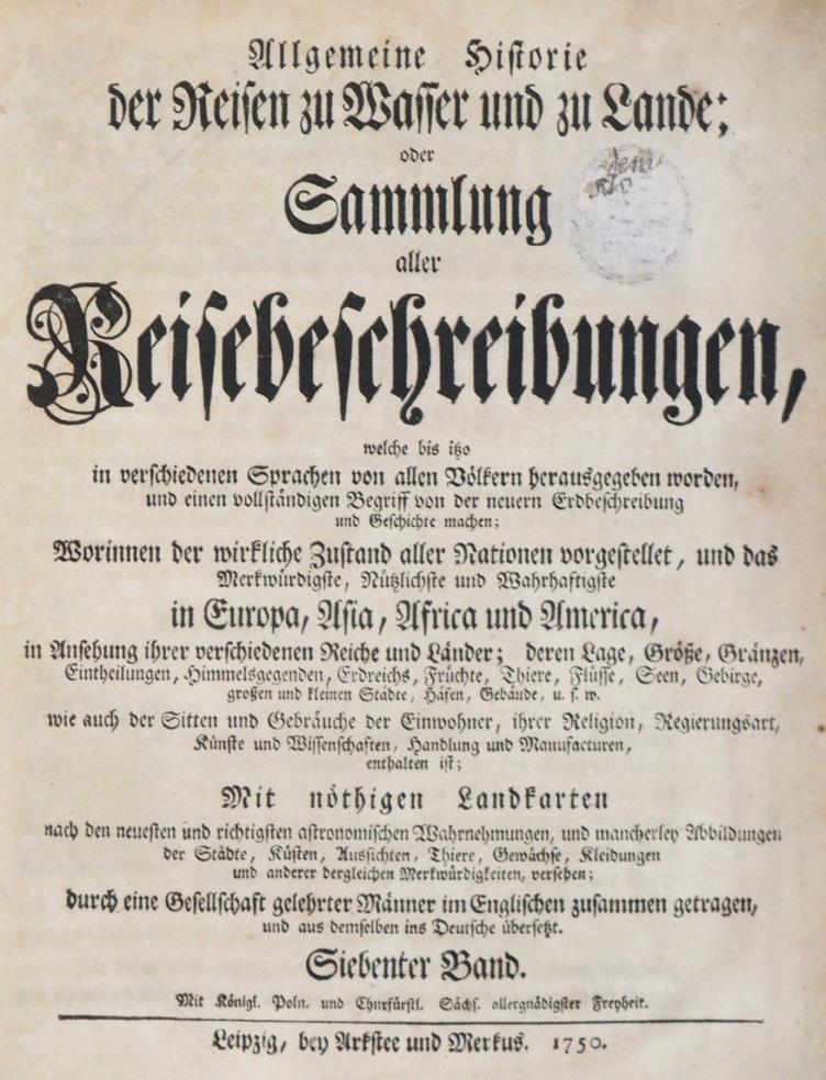 Allgemeine Historie der Reisen | Bild Nr.1