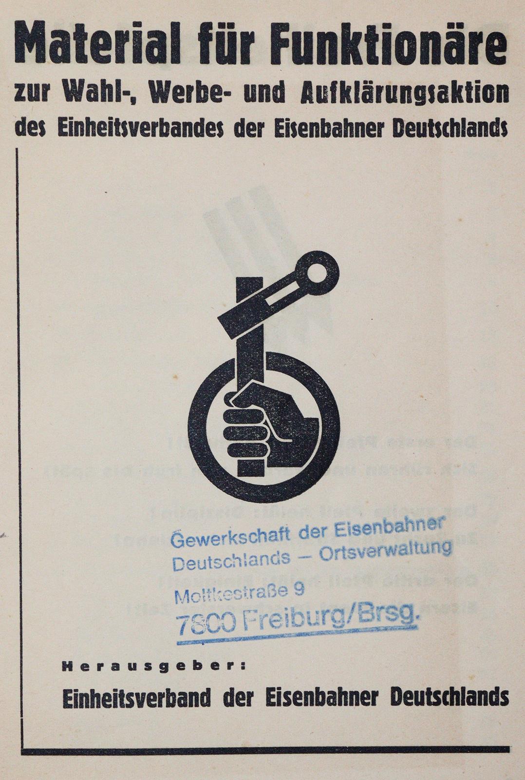 Einheitsverband der Eisenbahner Deutschlands (Hrsg.). | Bild Nr.1