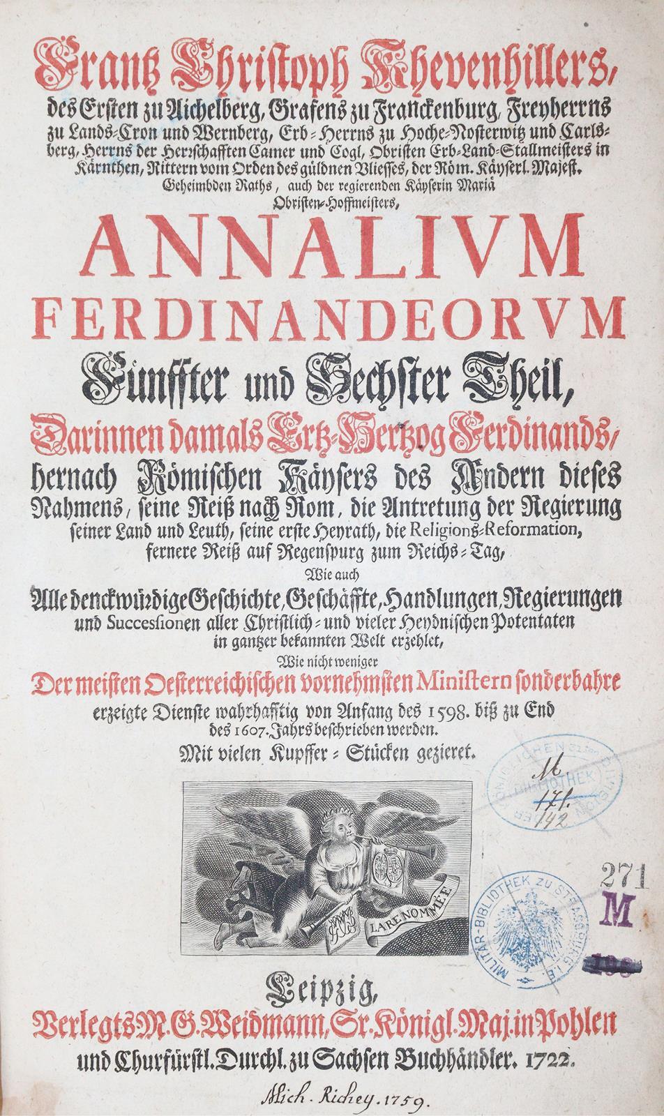 Khevenhiller,F.C. | Bild Nr.1