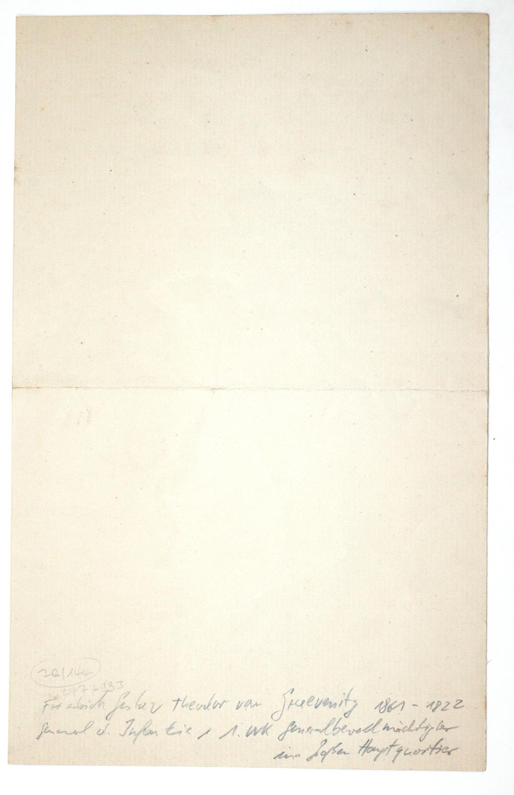 Graevenitz, Friedrich Gustav Theodor von, | Bild Nr.2