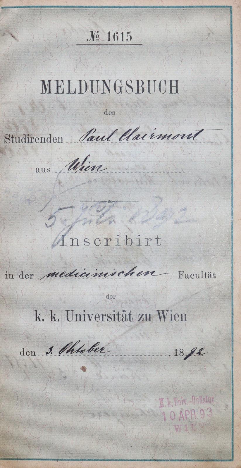 Meldungsbuch | Bild Nr.1