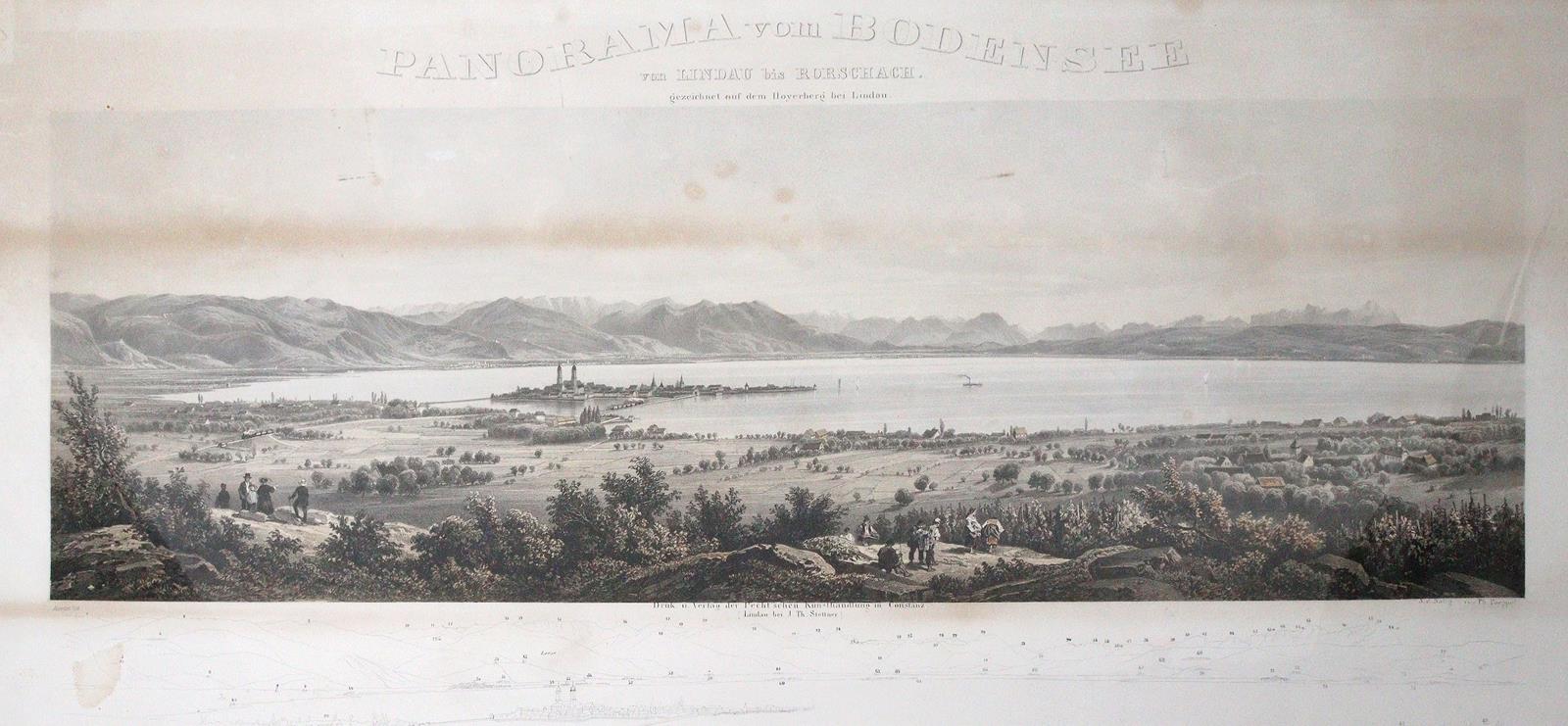 Panorama vom Bodensee von Lindau bis Rorschach, | Bild Nr.1