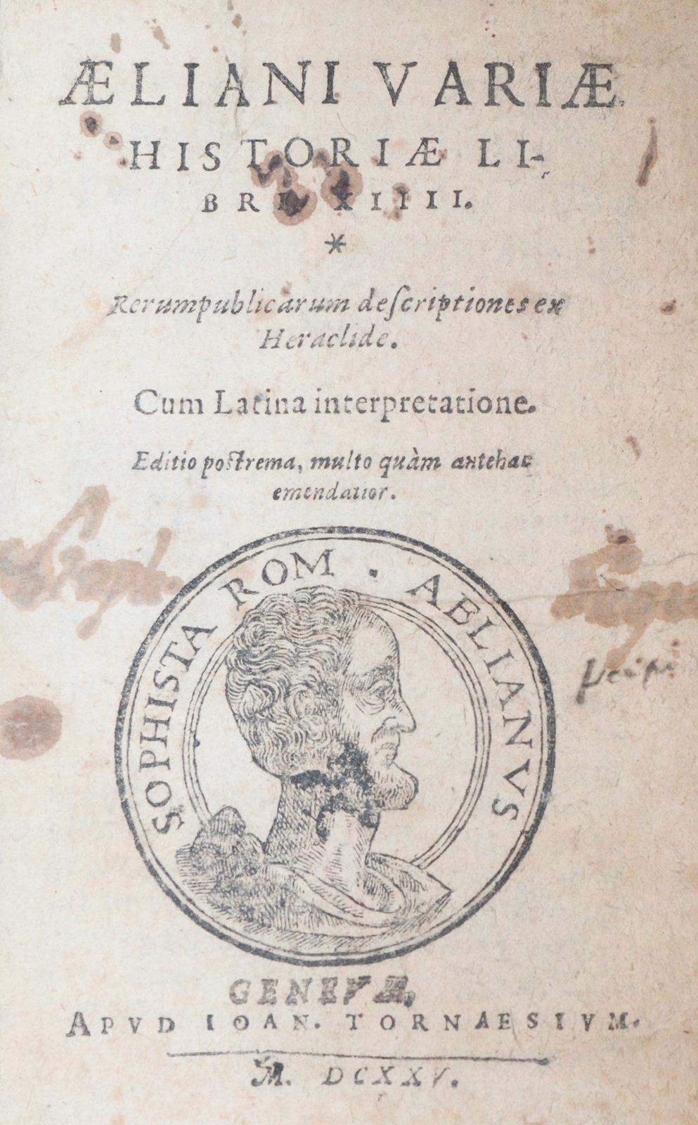 Aelianus,C. | Bild Nr.1