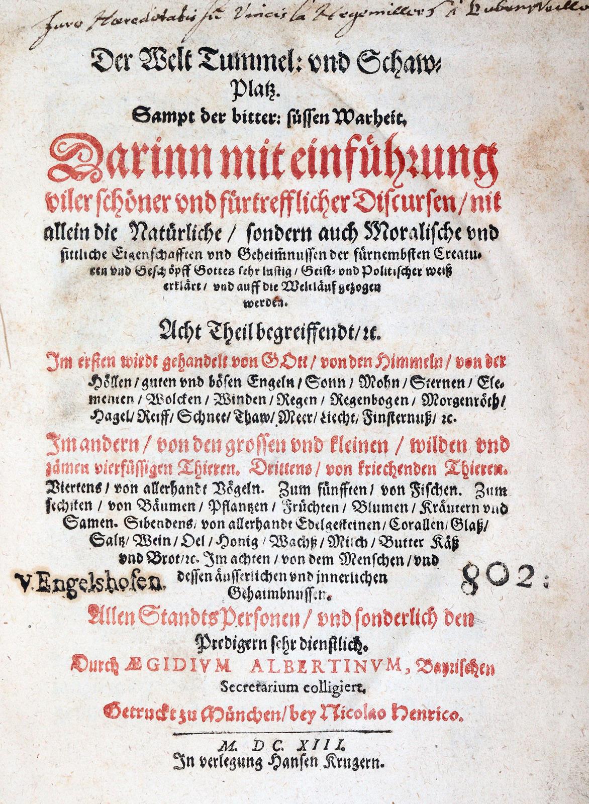 Albertinus,Aeg. | Bild Nr.1