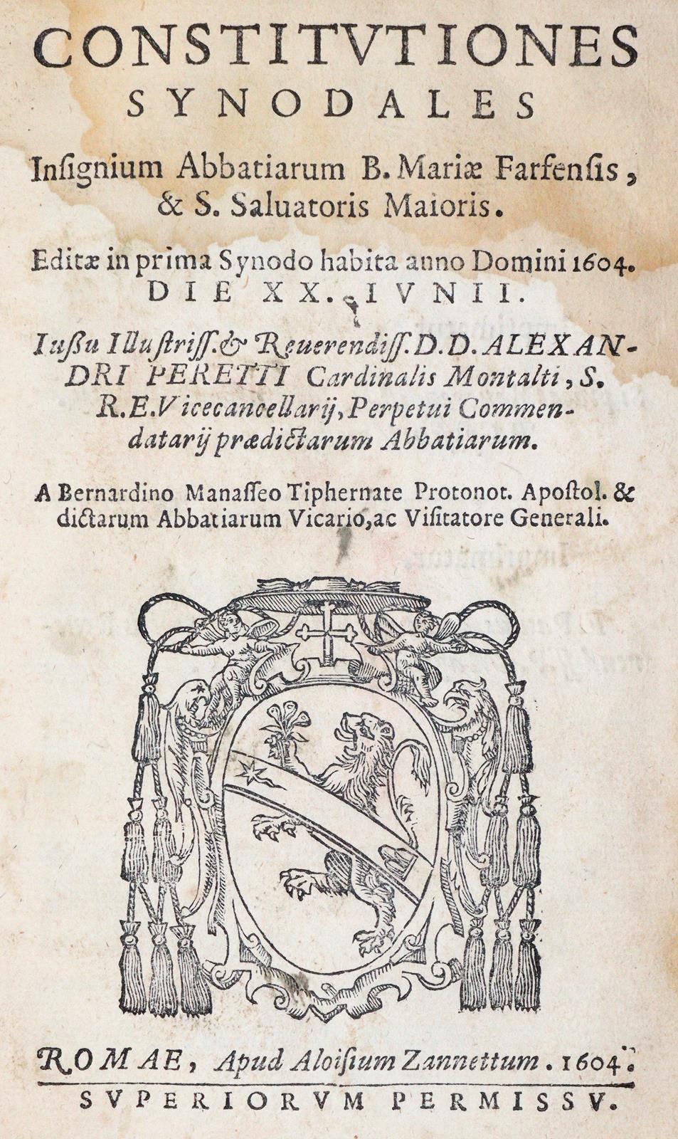 Constitutiones synodales | Bild Nr.1