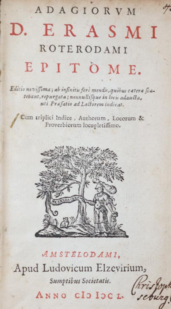 Erasmus Roterodamus,D. | Bild Nr.1