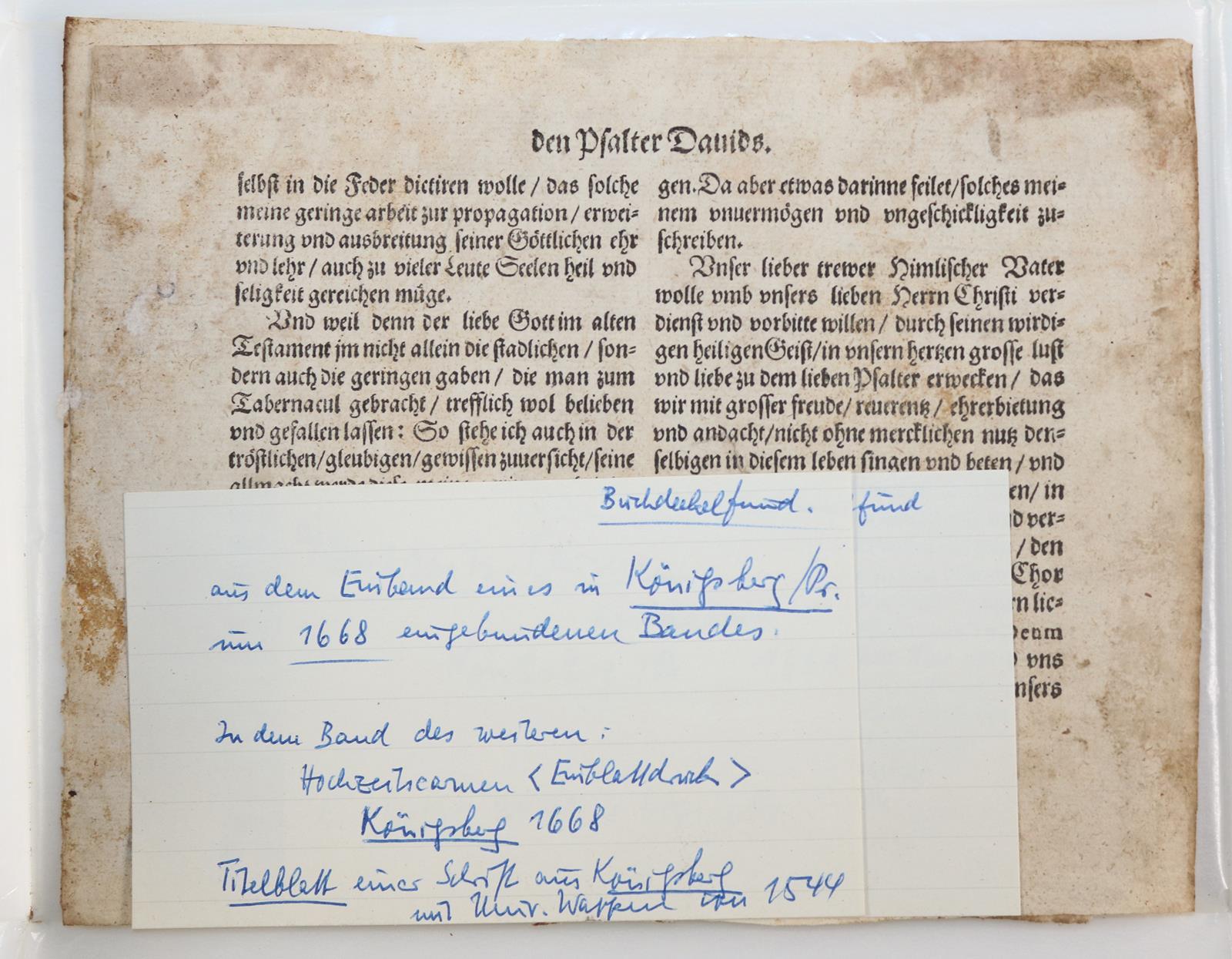 Einbandmakulatur. | Bild Nr.5
