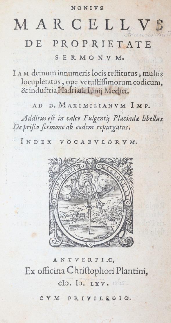 Nonius Marcellus. | Bild Nr.1