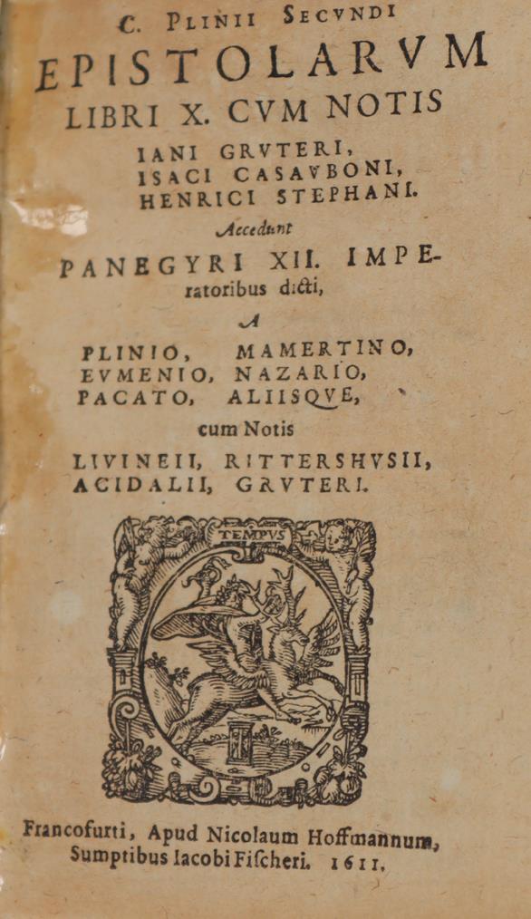 Plinius Secundus,C. (d.J.). | Bild Nr.1