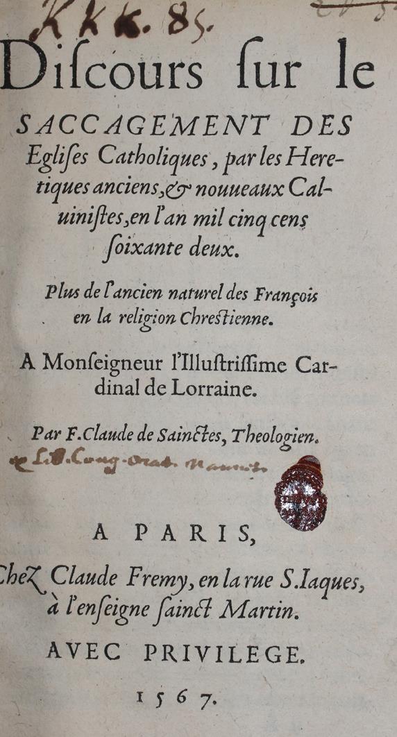 Sainctes,C.de. | Bild Nr.1