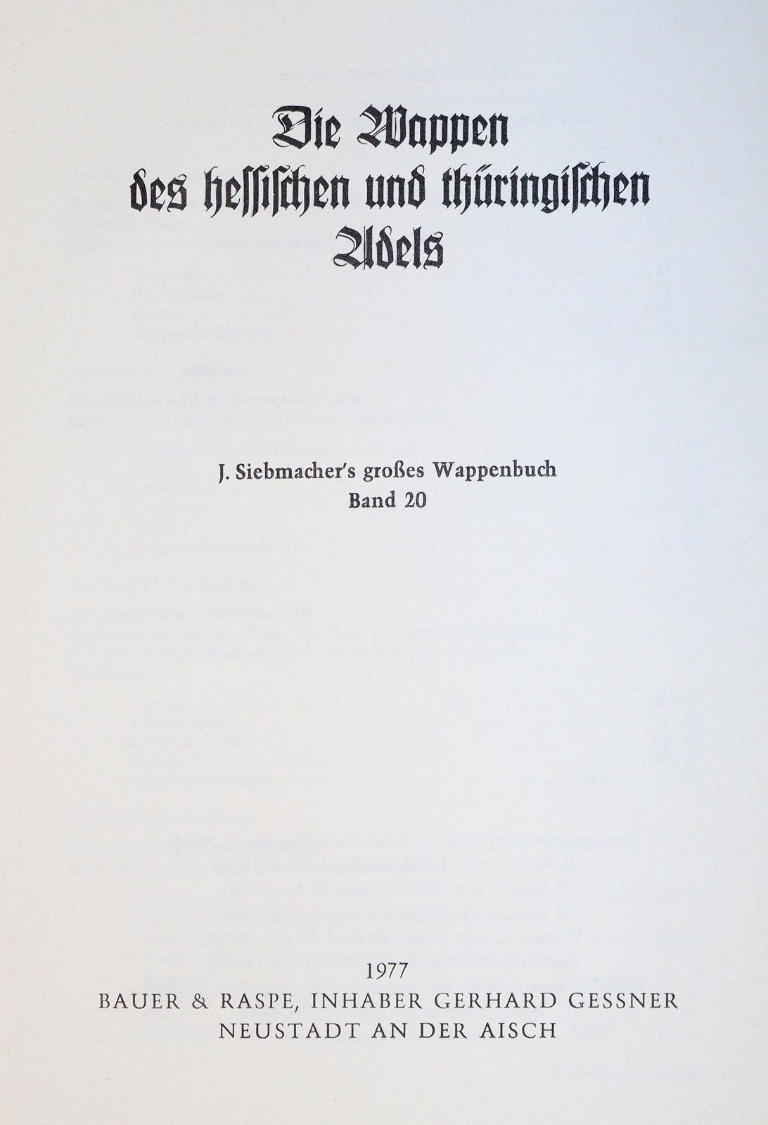 Siebmacher,J. | Bild Nr.1