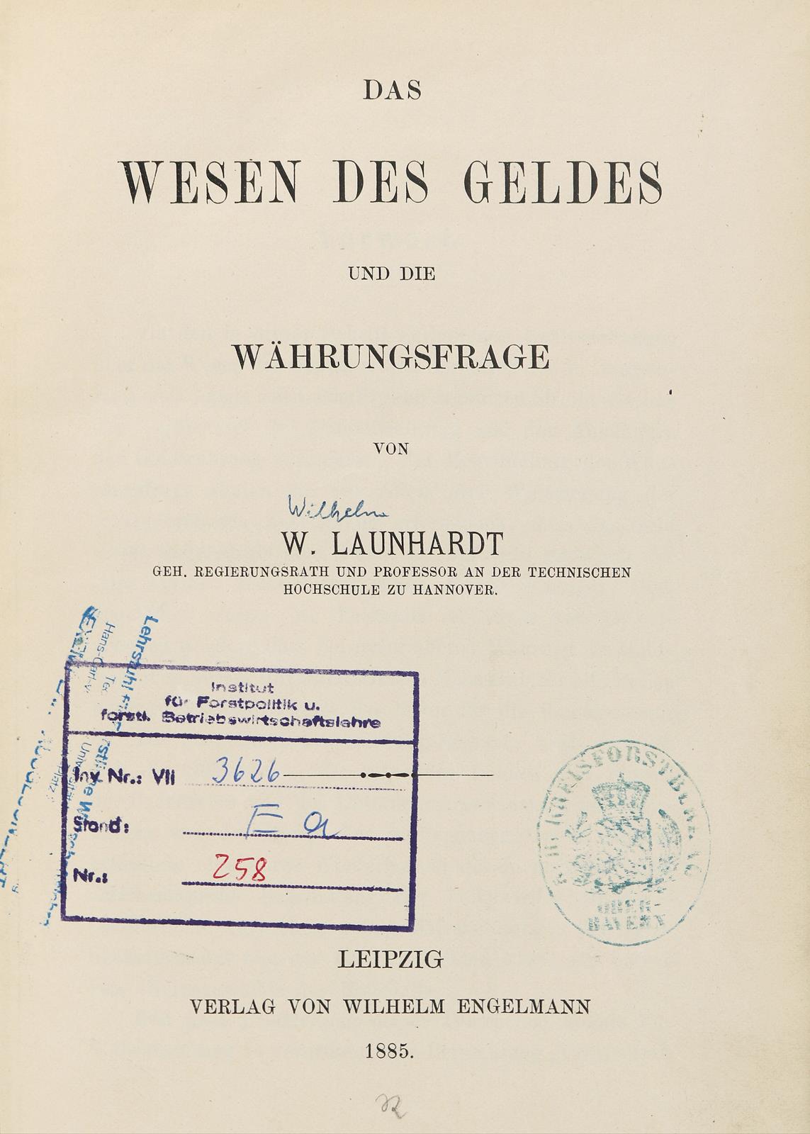 Launhardt,W. | Bild Nr.1