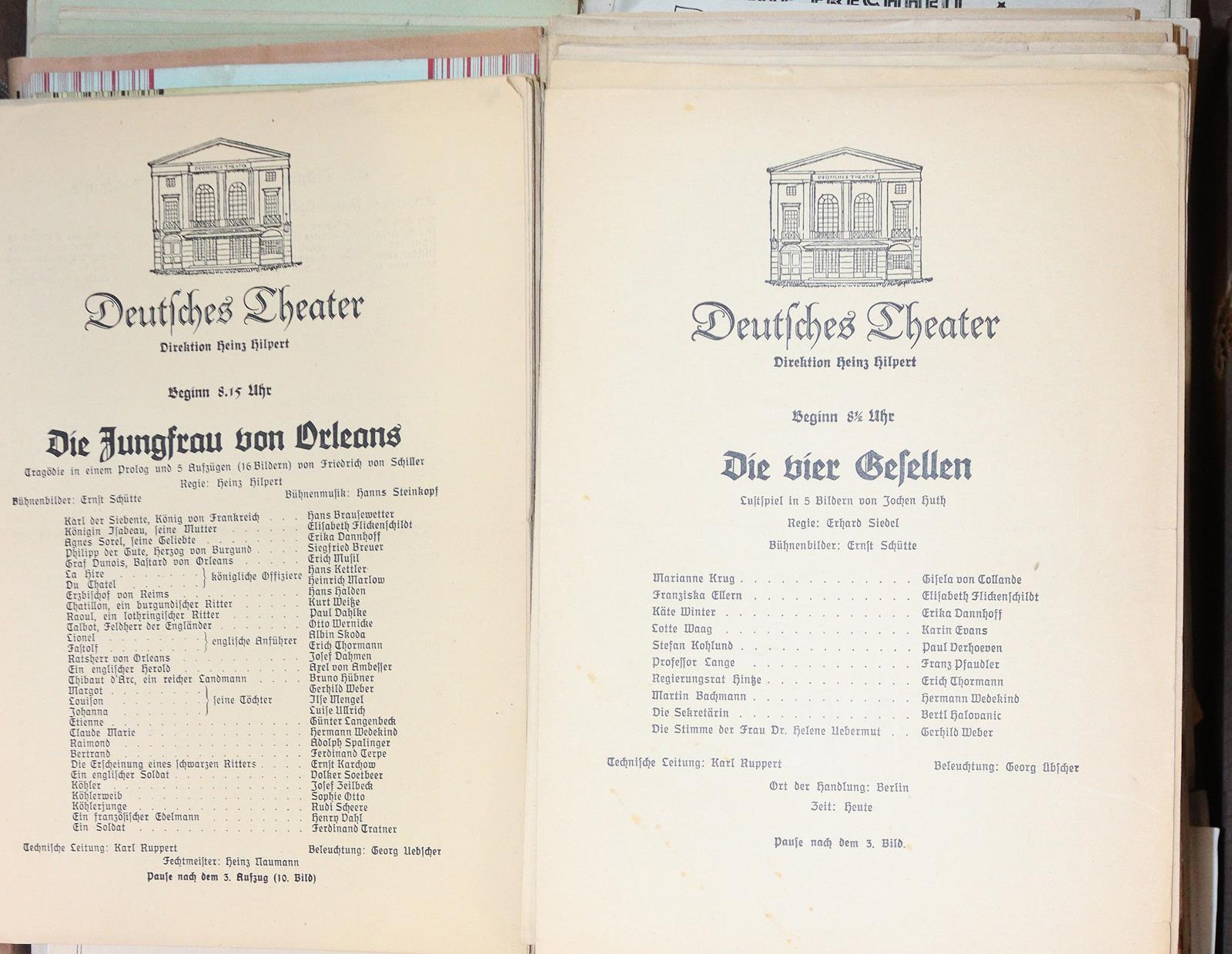 Theaterprogramme. | Bild Nr.3