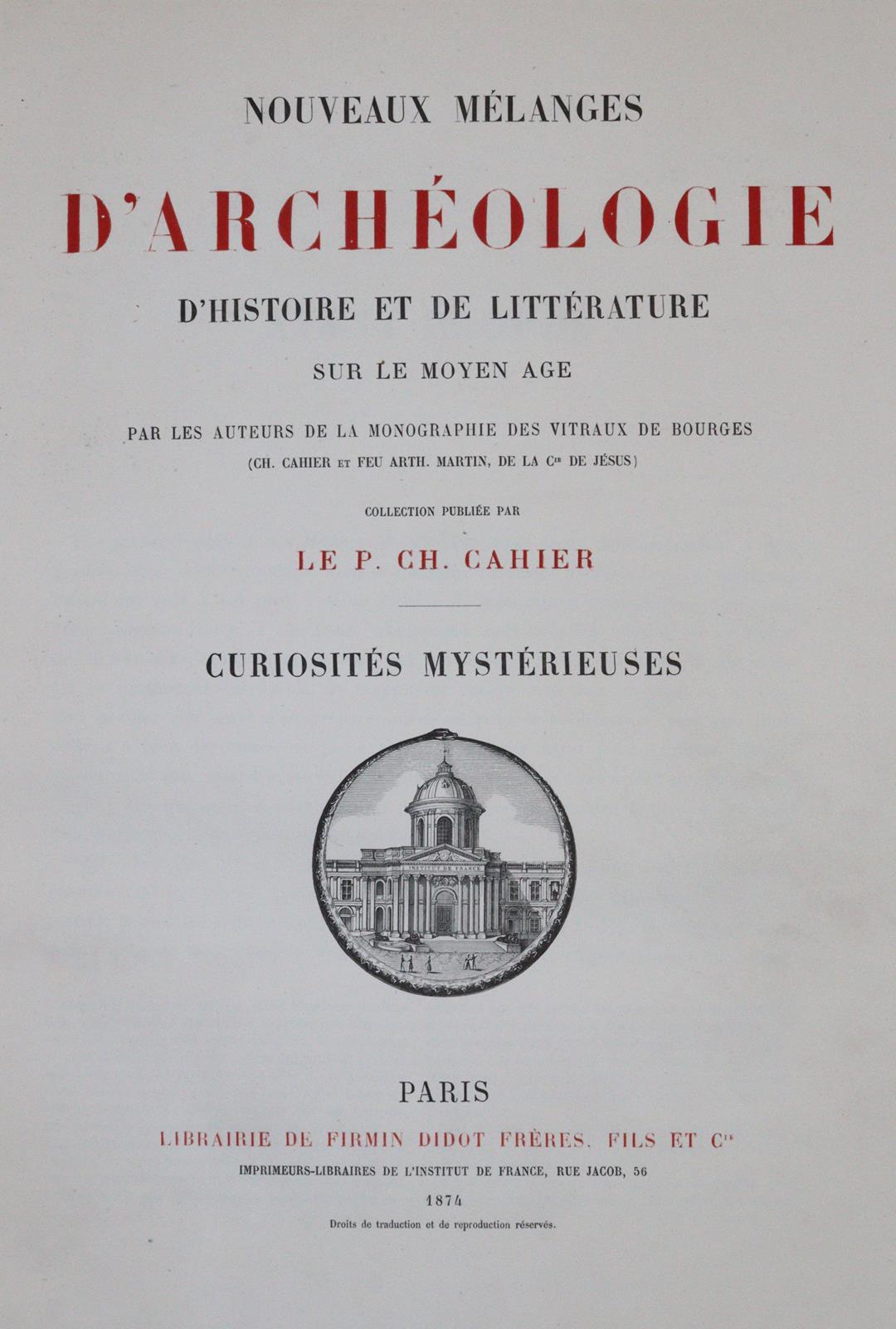 Cahier C. u. A.Martin. | Bild Nr.4
