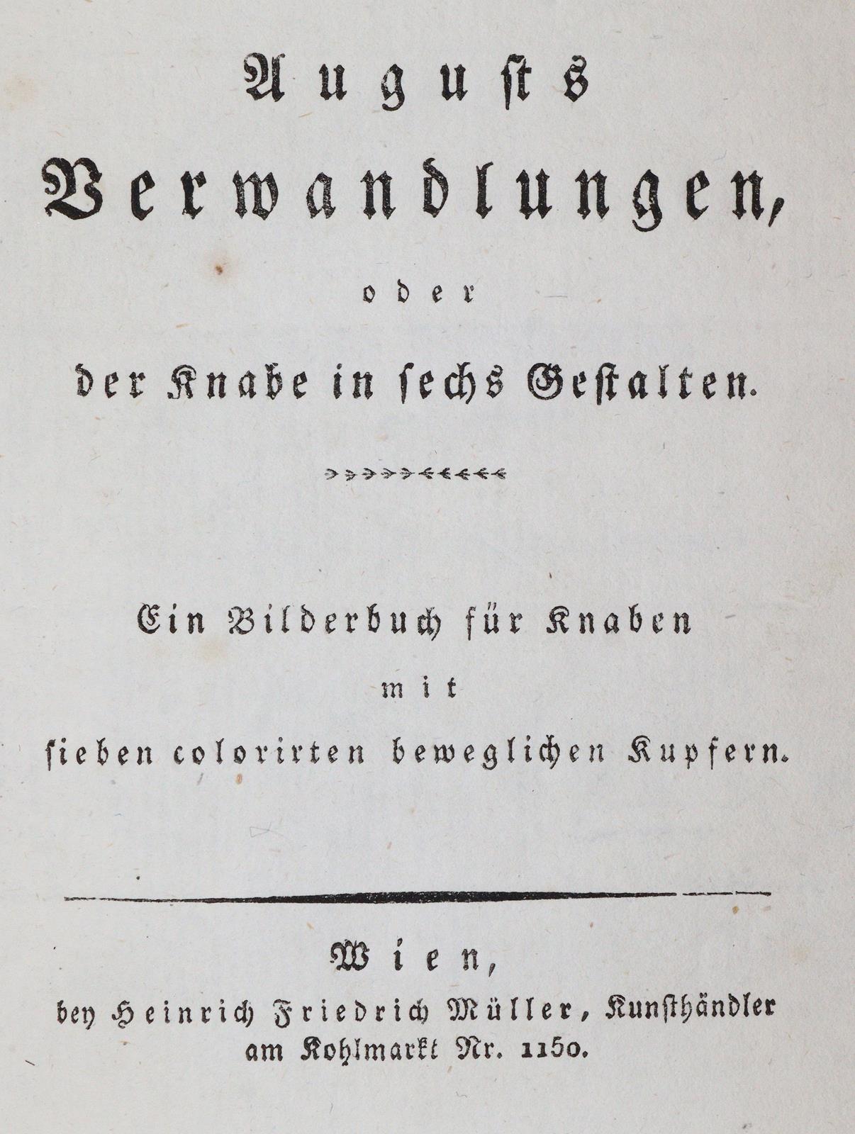 Augusts Verwandlungen, | Bild Nr.1