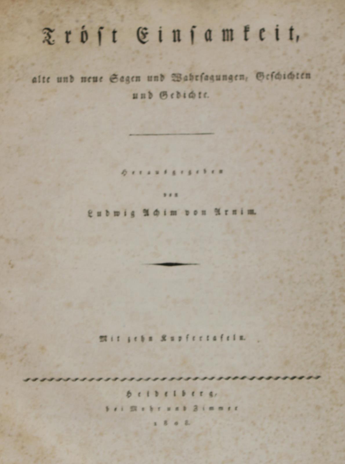 Arnim,L.A.v. | Bild Nr.2